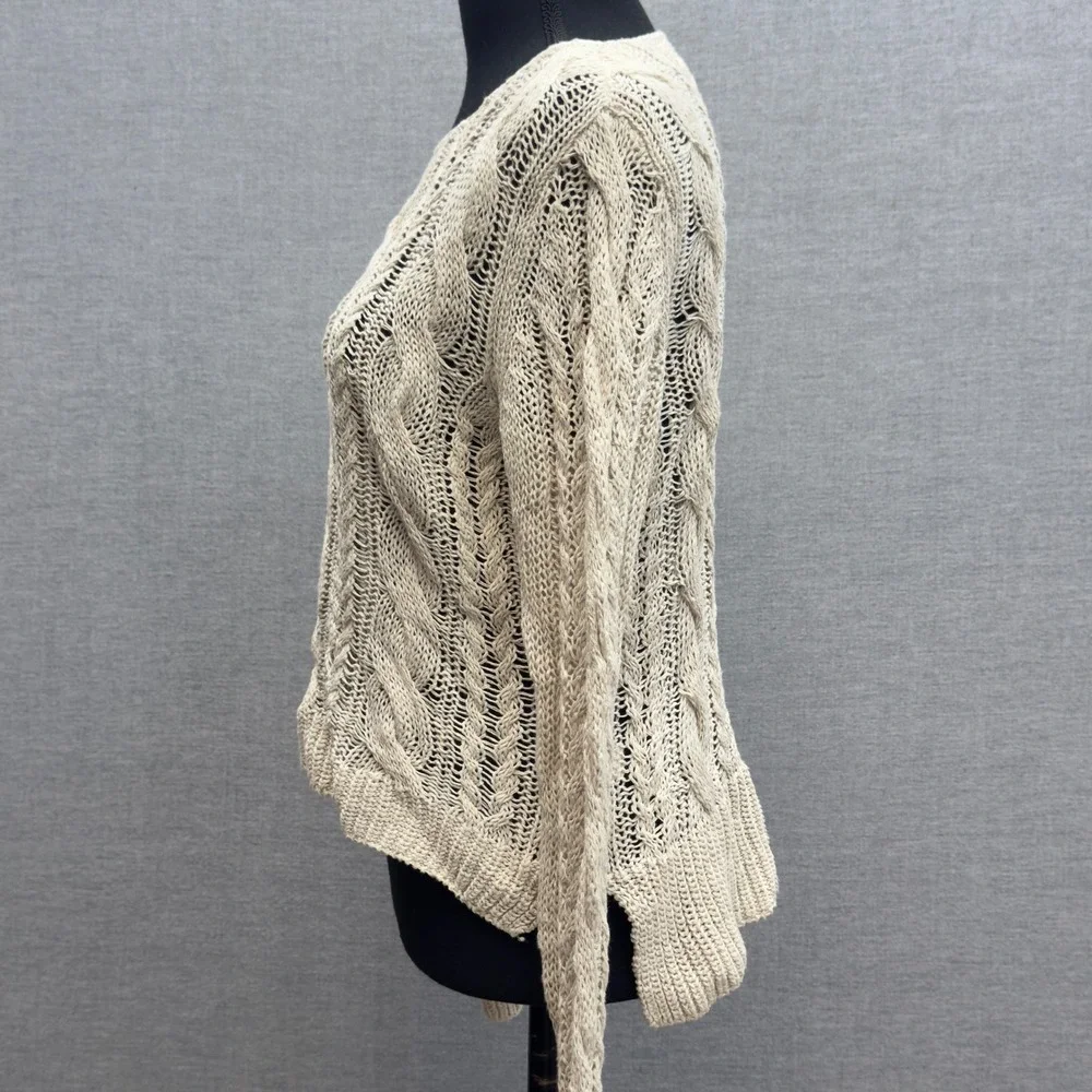 Garnet Hill cable knit